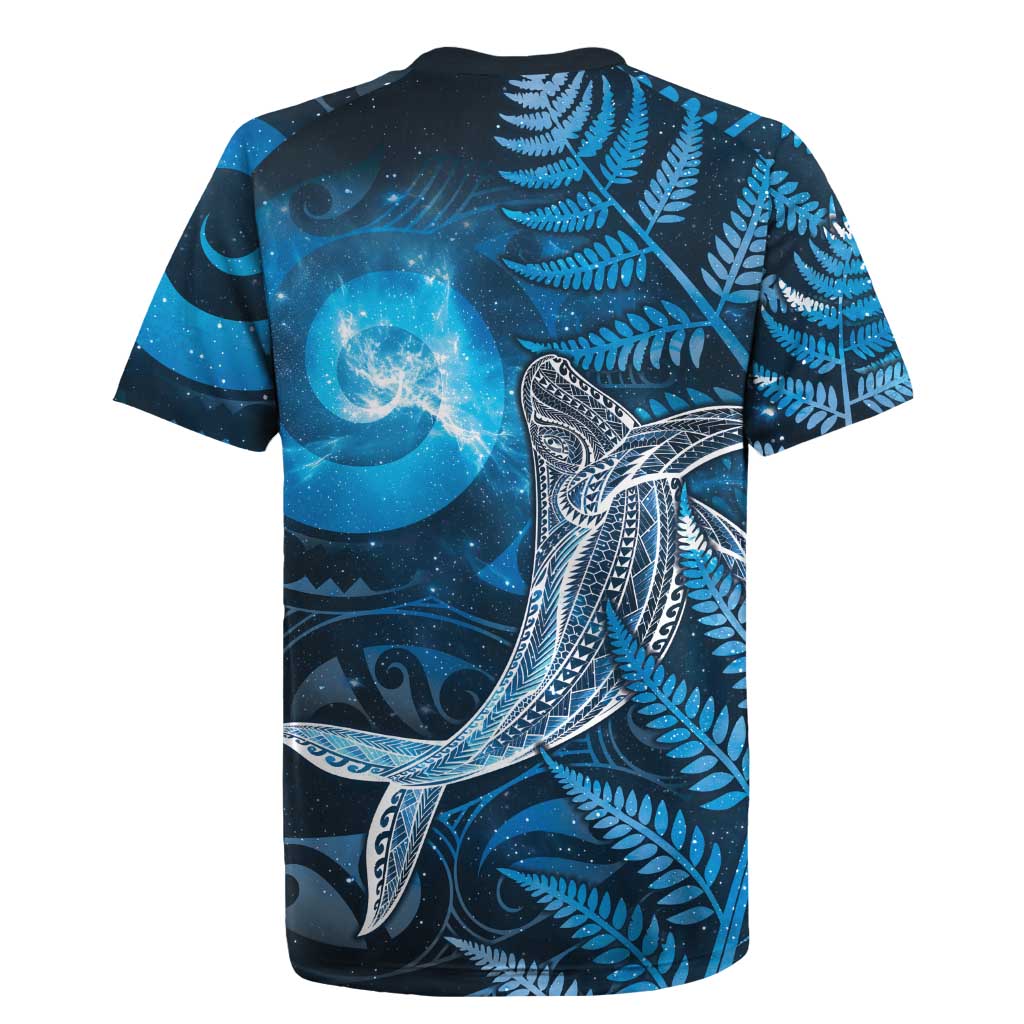 New Zealand Matariki Rugby Jersey Maori Koru With Humpback Whale Blue