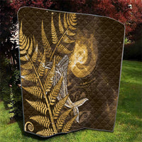 New Zealand Matariki Quilt Maori Koru With Humpback Whale Gold