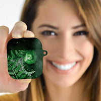 New Zealand Matariki AirPods Case Maori Koru With Humpback Whale Green