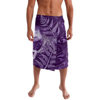 New Zealand Matariki Lavalava Maori Koru With Humpback Whale Purple