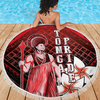 The First King Of Tonga Beach Blanket Tongan Pride
