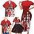 The First King Of Tonga Family Matching Short Sleeve Bodycon Dress and Hawaiian Shirt Tongan Pride
