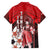 The First King Of Tonga Family Matching Short Sleeve Bodycon Dress and Hawaiian Shirt Tongan Pride