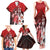 The First King Of Tonga Family Matching Tank Maxi Dress and Hawaiian Shirt Tongan Pride