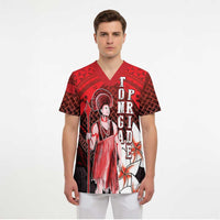 The First King Of Tonga Scrub Top Tongan Pride - Polynesian Pride