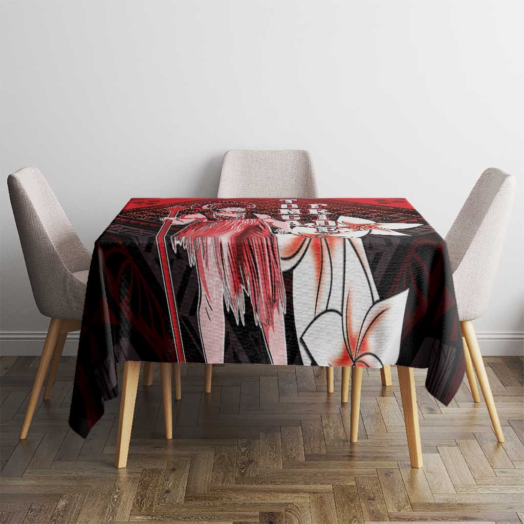 The First King Of Tonga Tablecloth Tongan Pride