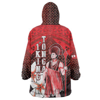 The First King Of Tonga Wearable Blanket Hoodie Tongan Pride