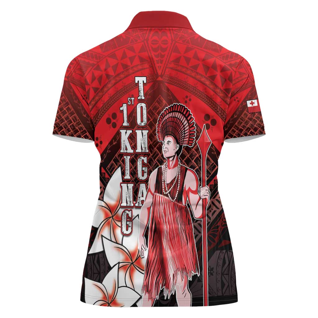 The First King Of Tonga Women Polo Shirt Tongan Pride
