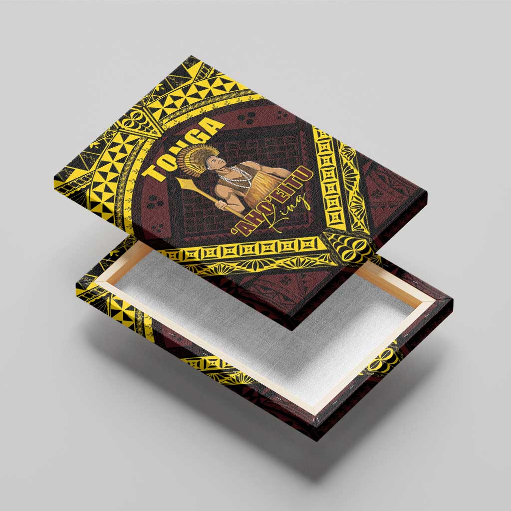 Tonga First King Canvas Wall Art Ahoeitu Know Your Roots