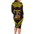 Tonga First King Family Matching Long Sleeve Bodycon Dress and Hawaiian Shirt Ahoeitu Know Your Roots