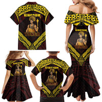 Tonga First King Family Matching Mermaid Dress and Hawaiian Shirt Ahoeitu Know Your Roots