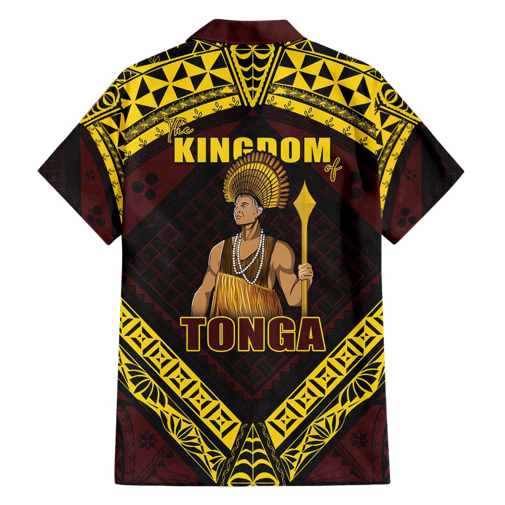 Tonga First King Family Matching Short Sleeve Bodycon Dress and Hawaiian Shirt Ahoeitu Know Your Roots LT05 - Polynesian Pride
