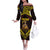 Tonga First King Off The Shoulder Long Sleeve Dress Ahoeitu Know Your Roots