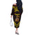 Tonga First King Off The Shoulder Long Sleeve Dress Ahoeitu Know Your Roots