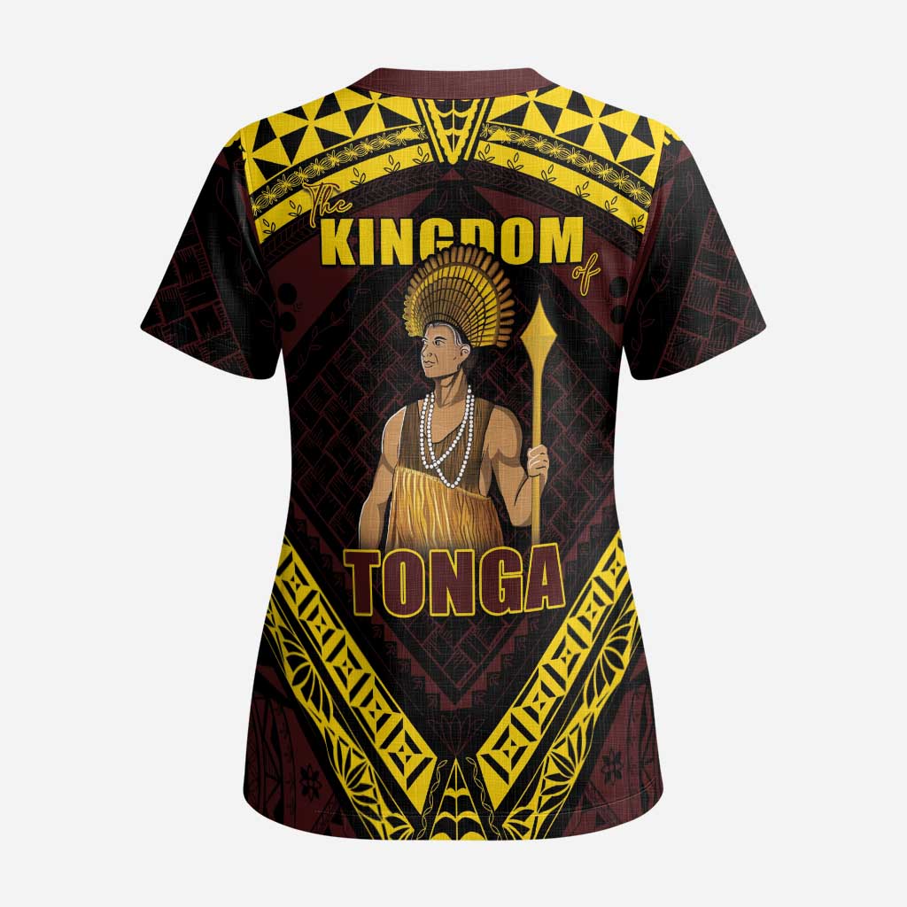 Tonga First King Scrub Top Ahoeitu Know Your Roots - Polynesian Pride