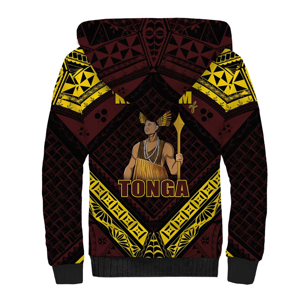 Tonga First King Sherpa Hoodie Ahoeitu Know Your Roots