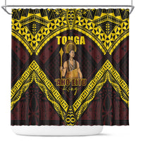 Tonga First King Shower Curtain Ahoeitu Know Your Roots