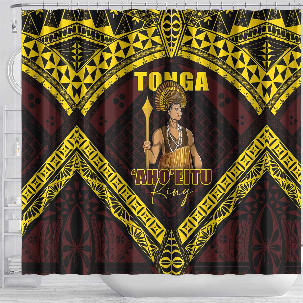 Tonga First King Shower Curtain Ahoeitu Know Your Roots
