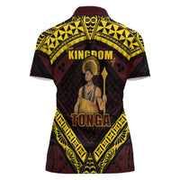 Tonga First King Women Polo Shirt Ahoeitu Know Your Roots
