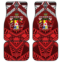 Tonga Emancipation Day Car Mats Tongan Kupesi Pattern