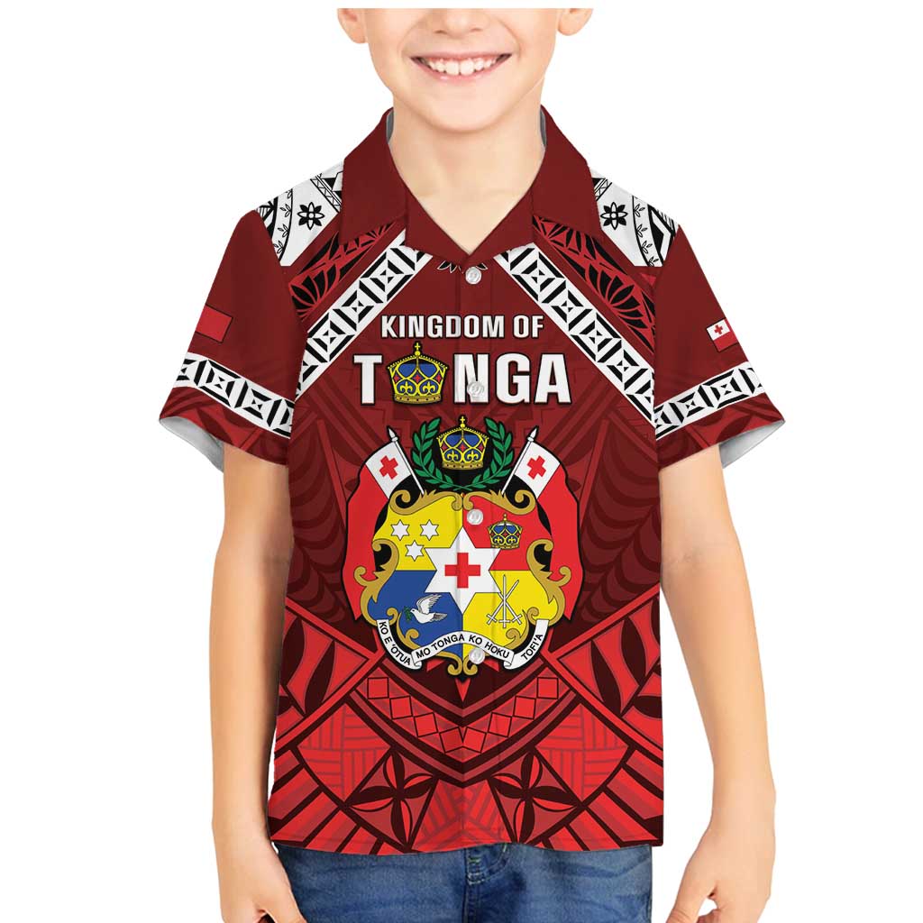 Tonga Emancipation Day Family Matching Mermaid Dress and Hawaiian Shirt Tongan Kupesi Pattern