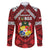 Tonga Emancipation Day Family Matching Short Sleeve Bodycon Dress and Hawaiian Shirt Tongan Kupesi Pattern