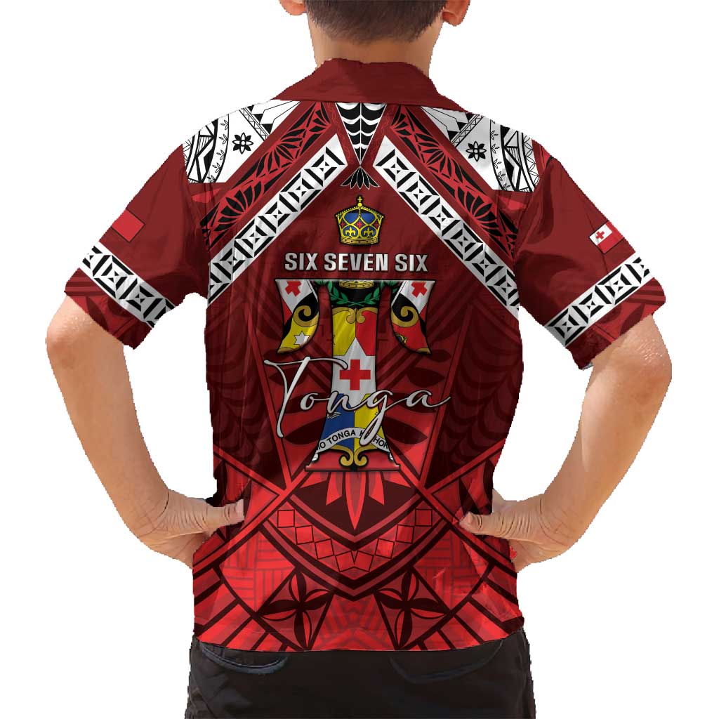 Tonga Emancipation Day Family Matching Tank Maxi Dress and Hawaiian Shirt Tongan Kupesi Pattern