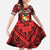 Tonga Emancipation Day Family Matching Tank Maxi Dress and Hawaiian Shirt Tongan Kupesi Pattern
