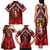 Tonga Emancipation Day Family Matching Tank Maxi Dress and Hawaiian Shirt Tongan Kupesi Pattern