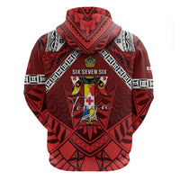 Tonga Emancipation Day Hoodie Tongan Kupesi Pattern