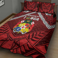 Tonga Emancipation Day Quilt Bed Set Tongan Kupesi Pattern
