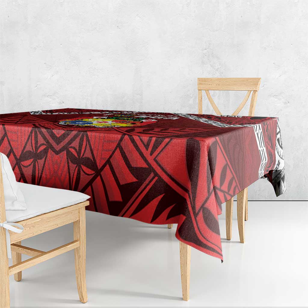 Tonga Emancipation Day Tablecloth Tongan Kupesi Pattern