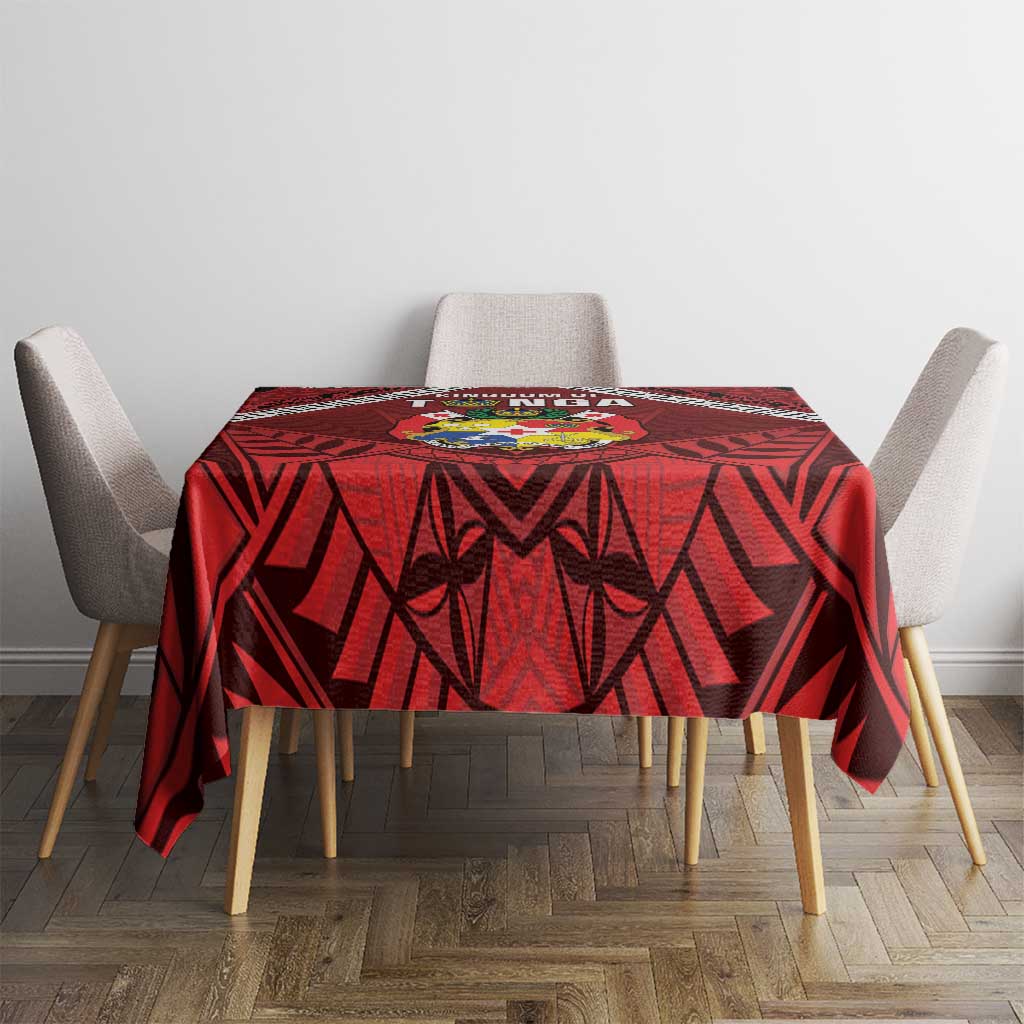 Tonga Emancipation Day Tablecloth Tongan Kupesi Pattern