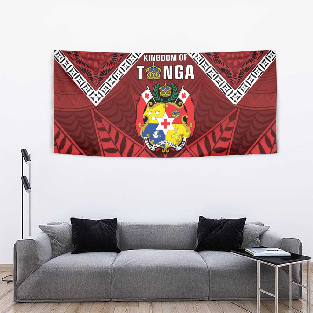 Tonga Emancipation Day Tapestry Tongan Kupesi Pattern