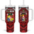 Tonga Emancipation Day Tumbler With Handle Tongan Kupesi Pattern