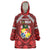 Tonga Emancipation Day Wearable Blanket Hoodie Tongan Kupesi Pattern