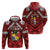 Tonga Emancipation Day Zip Hoodie Tongan Kupesi Pattern