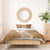 Tonga Kupesi Ngatu Bedding Set Vintage Brown Plumeria