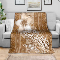 Tonga Kupesi Ngatu Blanket Vintage Brown Plumeria