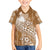 Tonga Kupesi Ngatu Family Matching Tank Maxi Dress and Hawaiian Shirt Vintage Brown Plumeria