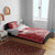 Tonga Kupesi Ngatu Bedding Set Vintage Red Plumeria