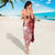 Tonga Kupesi Ngatu Sarong Vintage Red Plumeria