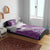Tonga Kupesi Ngatu Bedding Set Vintage Purple Plumeria
