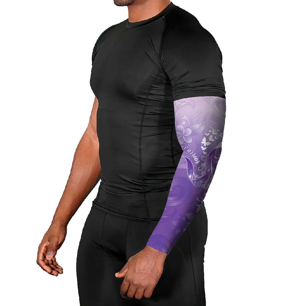 Lupus Awareness Month Arm Sleeves Polynesian Style