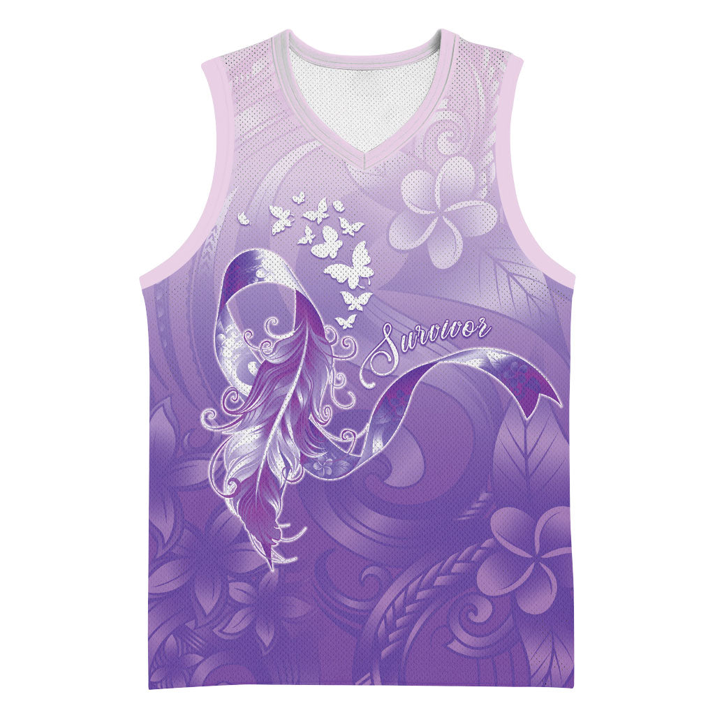 Lupus Awareness Month Basketball Jersey Polynesian Style