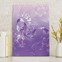 Lupus Awareness Month Canvas Wall Art Polynesian Style