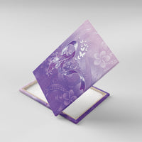 Lupus Awareness Month Canvas Wall Art Polynesian Style