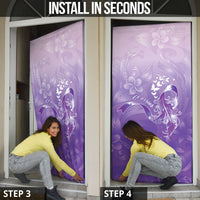 Lupus Awareness Month Door Cover Polynesian Style