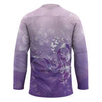 Lupus Awareness Month Hockey Jersey Polynesian Style