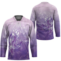 Lupus Awareness Month Hockey Jersey Polynesian Style